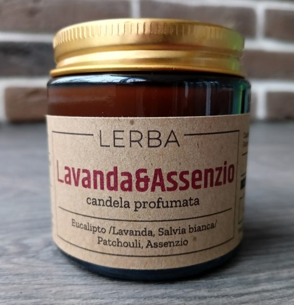 Lerba Lavanda & Assenzio / Лаванда и Полынь свеча ароматическая 100 г