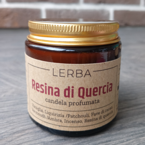 Lerba Resina di Quercia / Дубовая смола свеча ароматическая 100 г