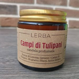 Lerba Campo di Tulipani / Тюльпановое поле свеча ароматическая 100 г