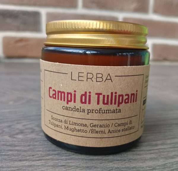 Lerba Campo di Tulipani / Тюльпановое поле свеча ароматическая 100 г